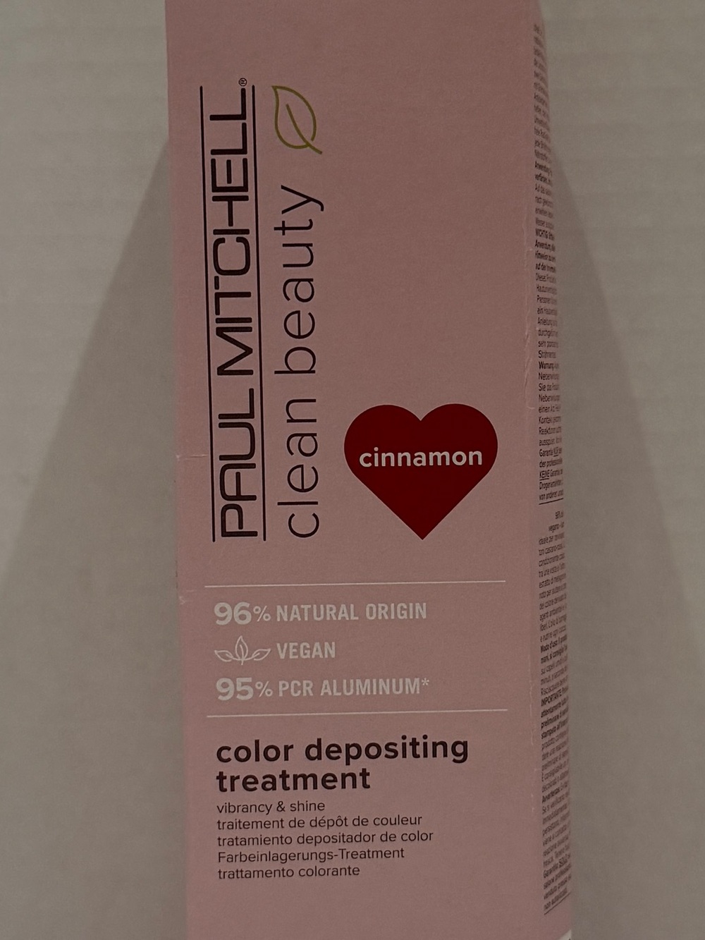 Paul Mitchell Clean Beauty Color Depositing Treatment — Pink with Red Heart